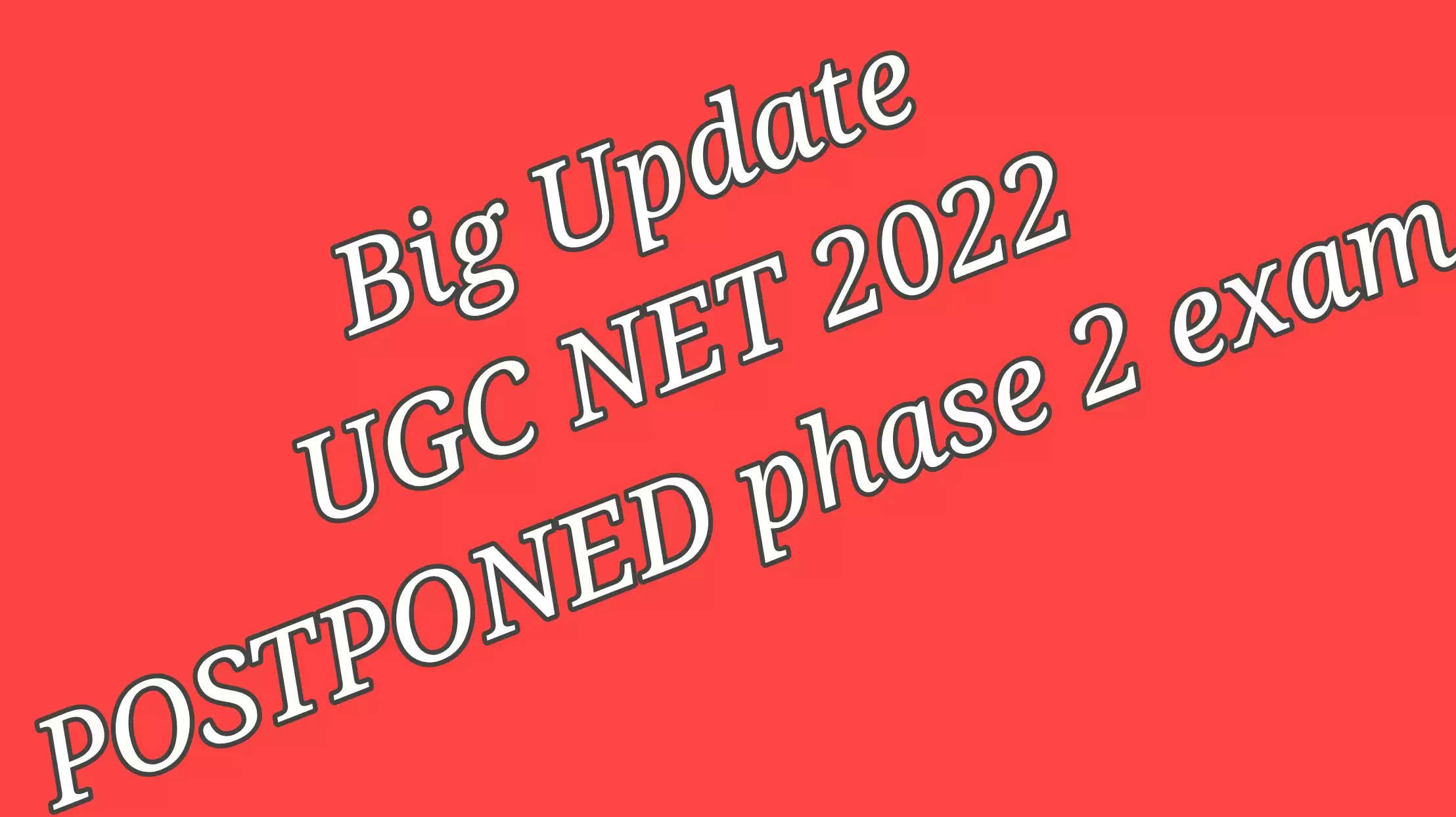 ugc net exam postpond