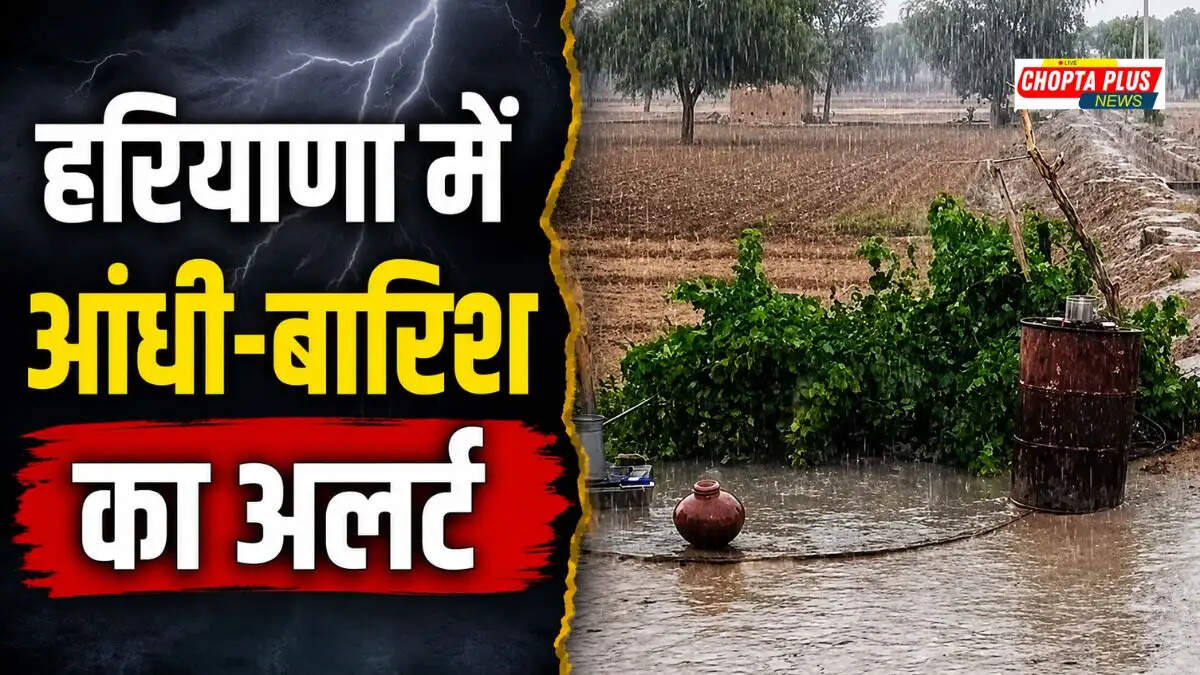 हरियाणा मौसम अपडेट 11 मई 2026 बारिश और तेज आंधी का अलर्ट