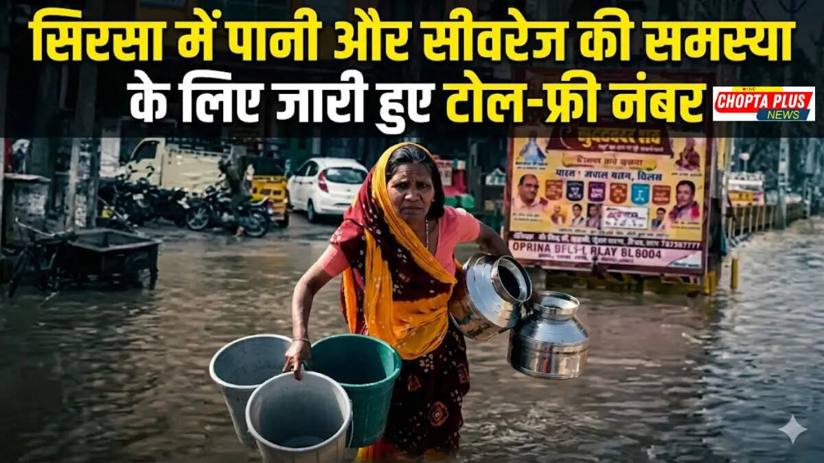 Helpline and toll-free numbers released by Water and Sanitation Support Organization to resolve drinking water and sewerage problems in Sirsa