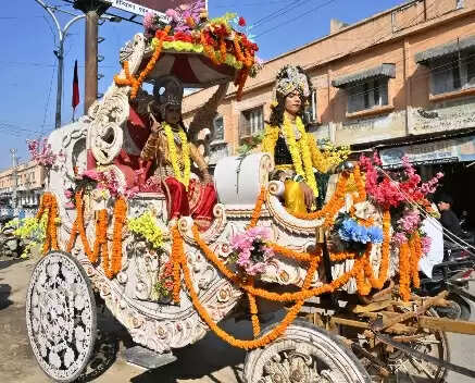 सिरसा में गीता सद्भावना यात्रा का शहरवासियों ने किया भव्य स्वागत