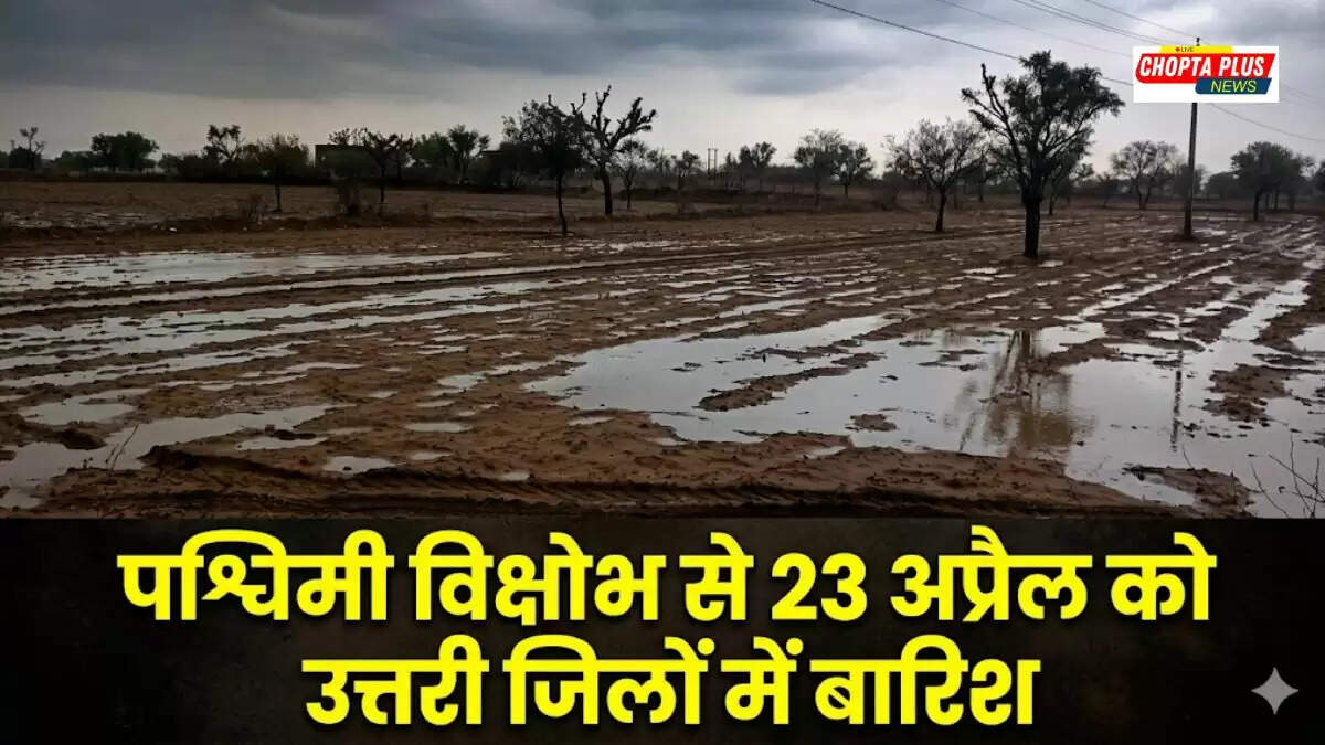 Scorching sun and dry fields in Haryana under IMD heatwave warning &mdash; Haryana Weather Update April 2026