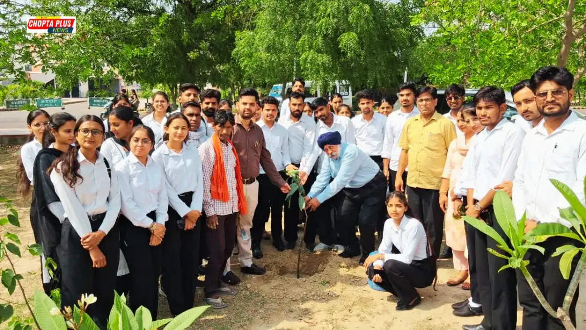 सीडीएलयू सिरसा विधि विभाग पौधारोपण कार्यक्रम और पर्यावरण शपथ