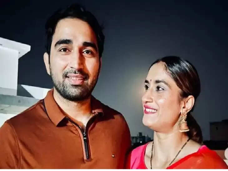 फोटो। विधायक विनेश फोगाट पति सोमबीर राठी के साथ।