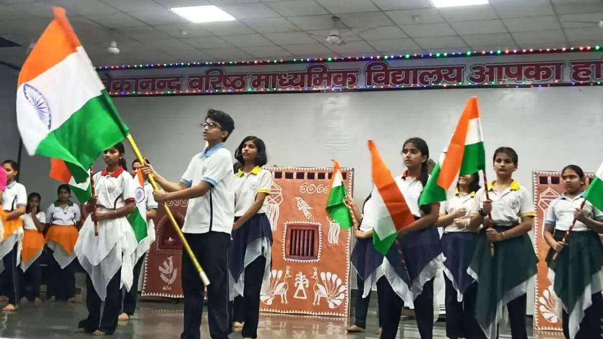 Sirsa Independence Day 2026 cultural team selection - students performing patriotic songs and dances at Vivekanand School