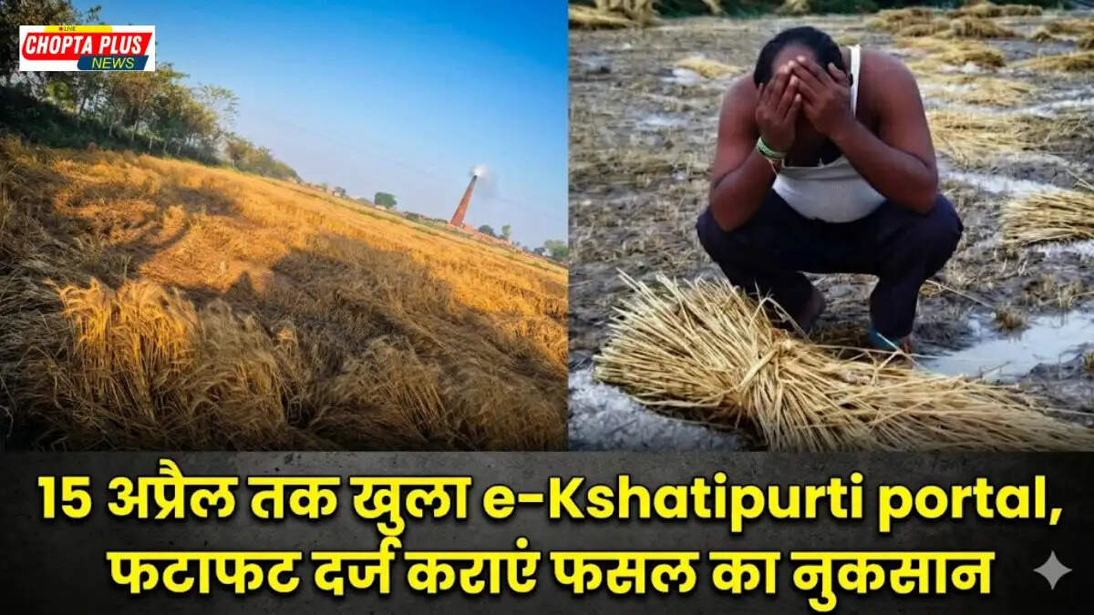 Farmers in Sirsa applying for crop damage compensation on e-Kshatipurti portal after unseasonal rain and hailstorm