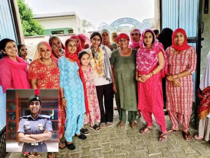 सिरसा के लुदेसर में ननिहाल में पली बढ़ी बेटी नीतू का भारतीय वायुसेना में चयन