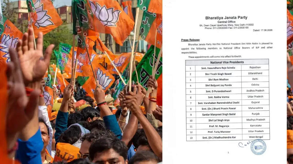भाजपा की नई राष्ट्रीय टीम में हरियाणा को बड़ी जिम्मेदारी, संजय भाटिया को अहम पद