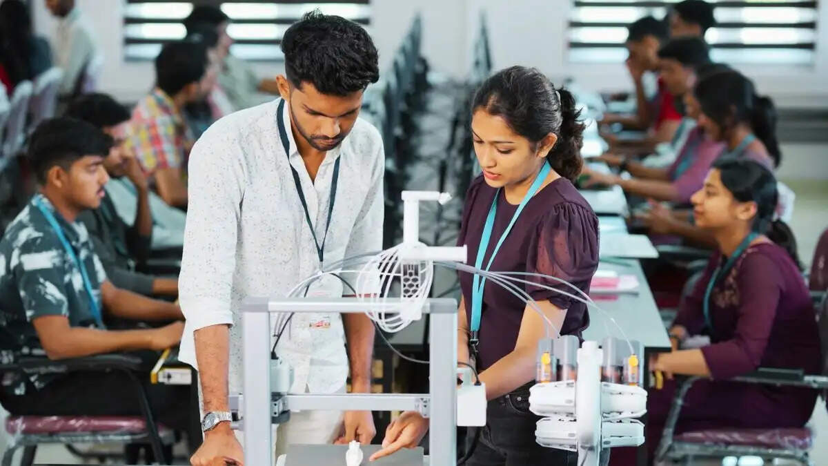 Haryana college students learning drone and rocket technology in India Space Lab Summer Internship 2026