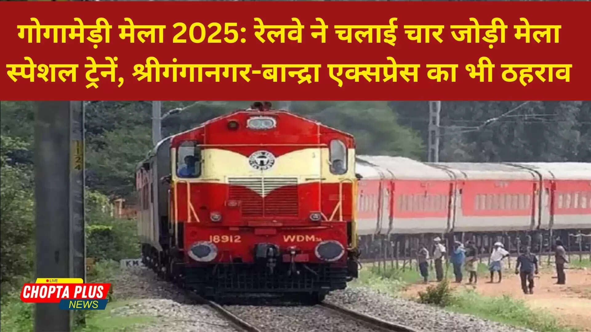 गोगामेड़ी मेला 2025 logo charan